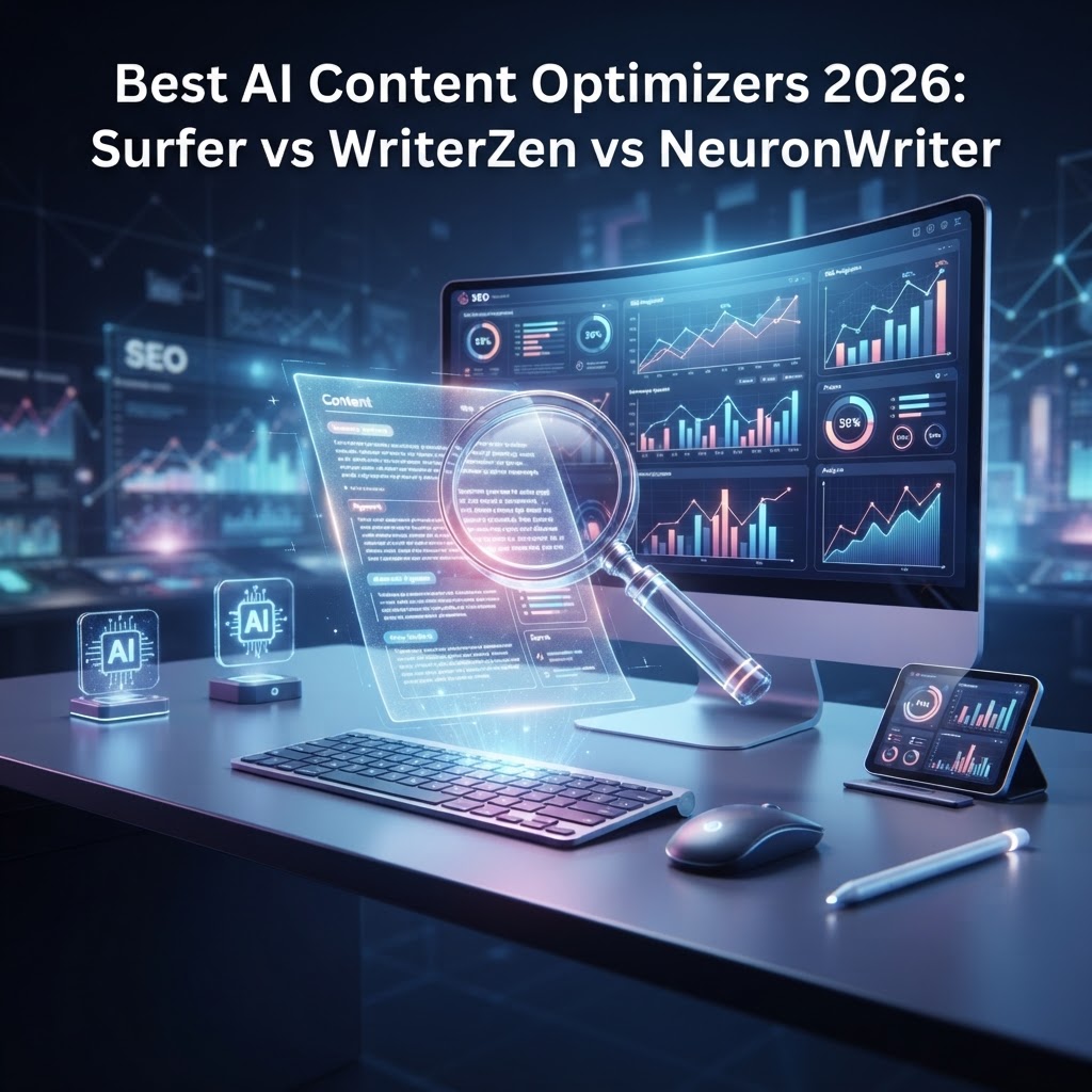 Best AI Content Optimizers 2026: Surfer vs WriterZen vs NeuronWriter