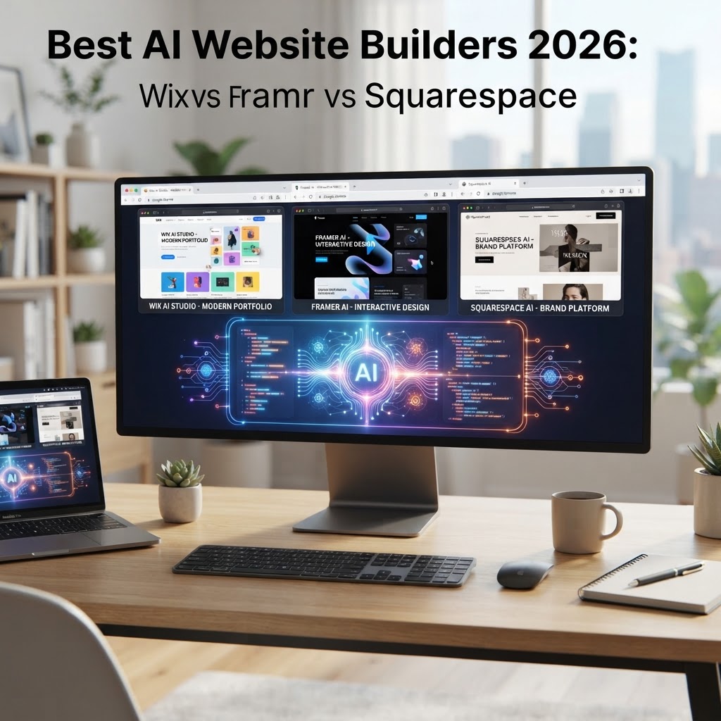 Best AI Website Builders 2026: Wix vs Framer vs Squarespace